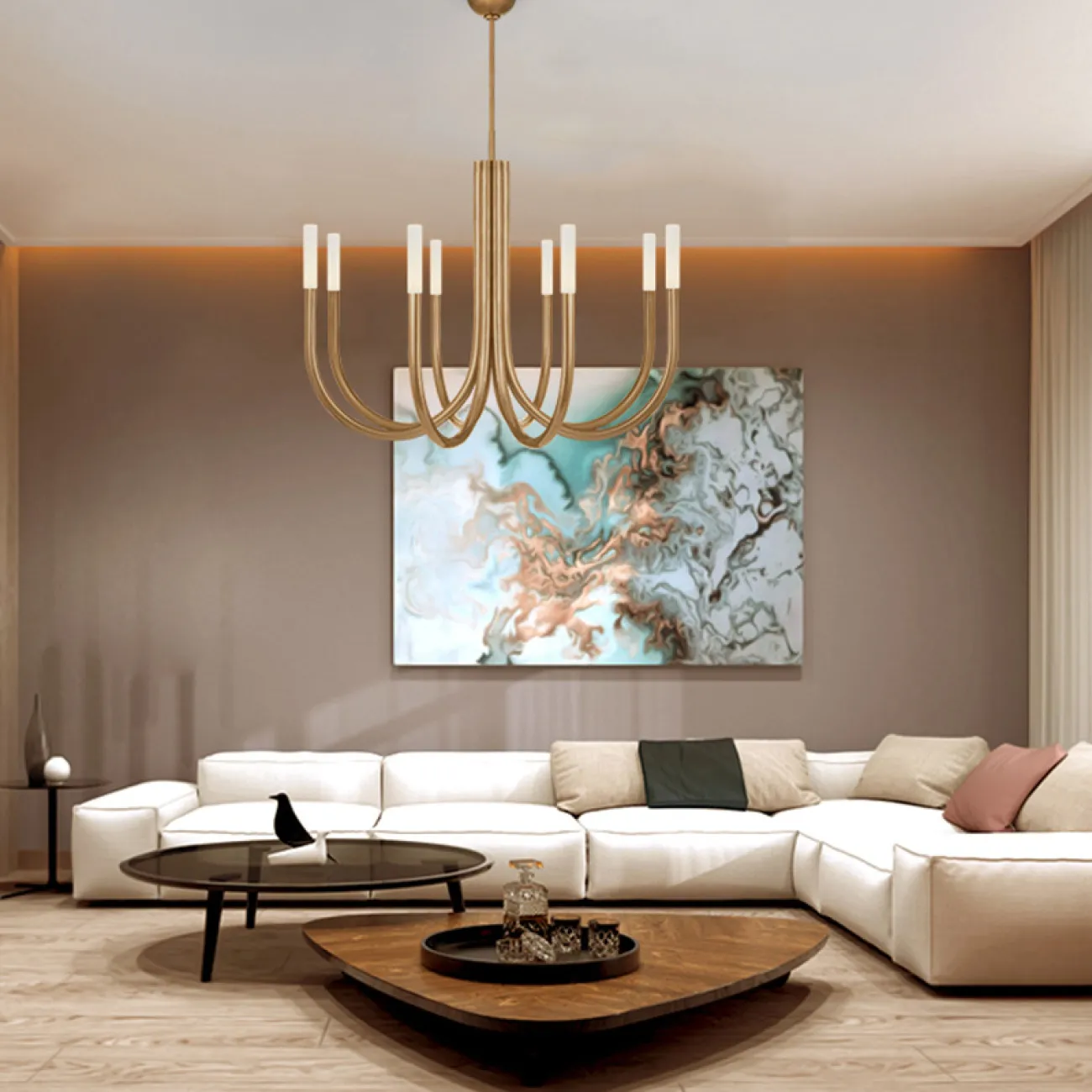 Потолочная люстра LAURA L12 от ImperiumLoft