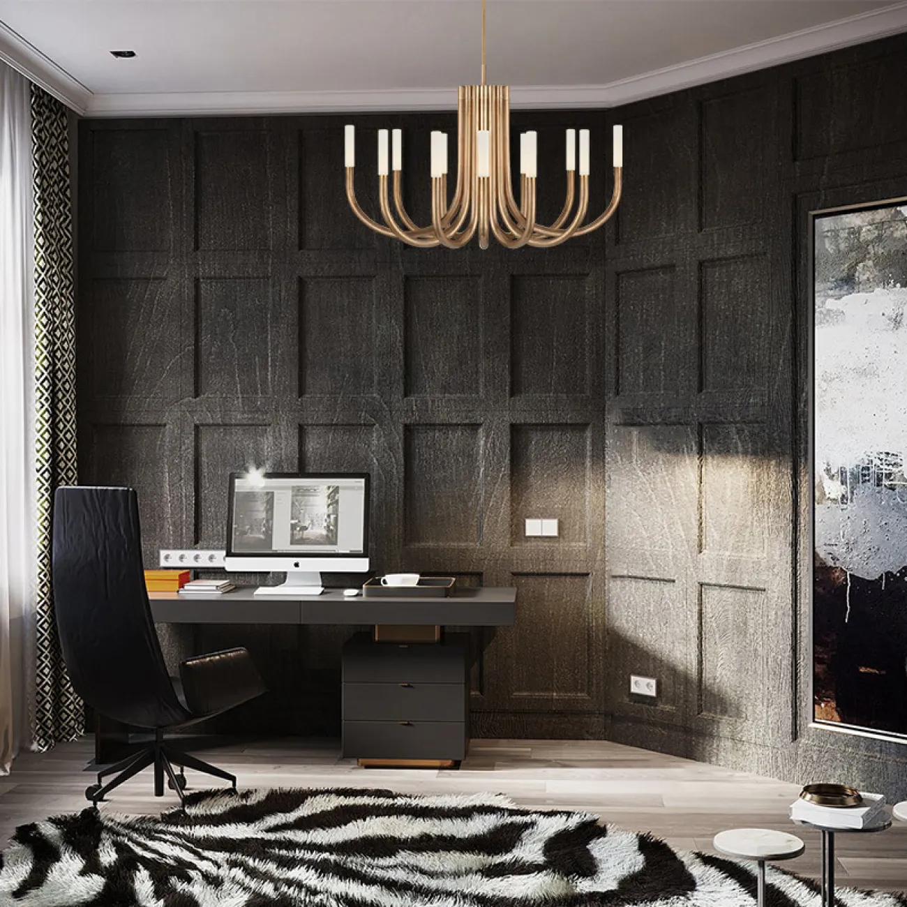 Потолочная люстра LAURA L12 от ImperiumLoft