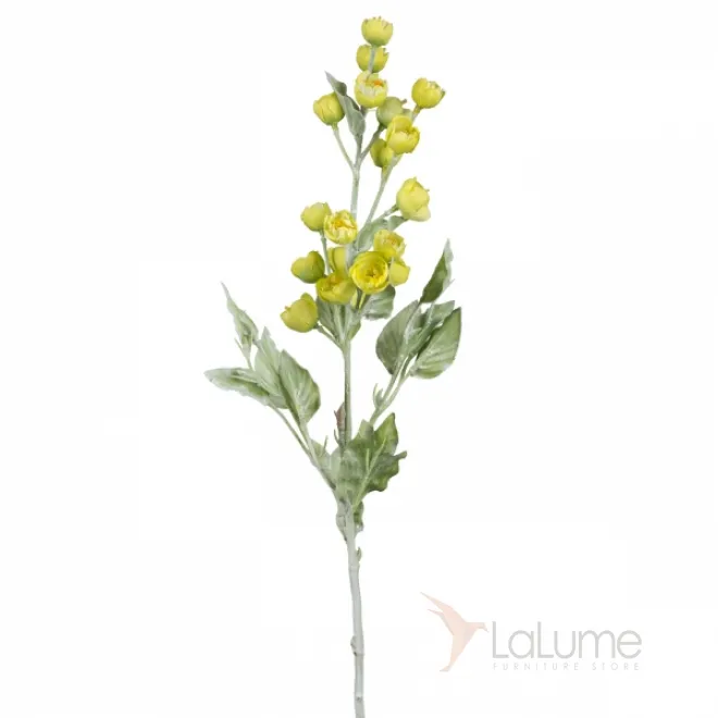 Декоративный искусственный цветок Yellow Inflorescence