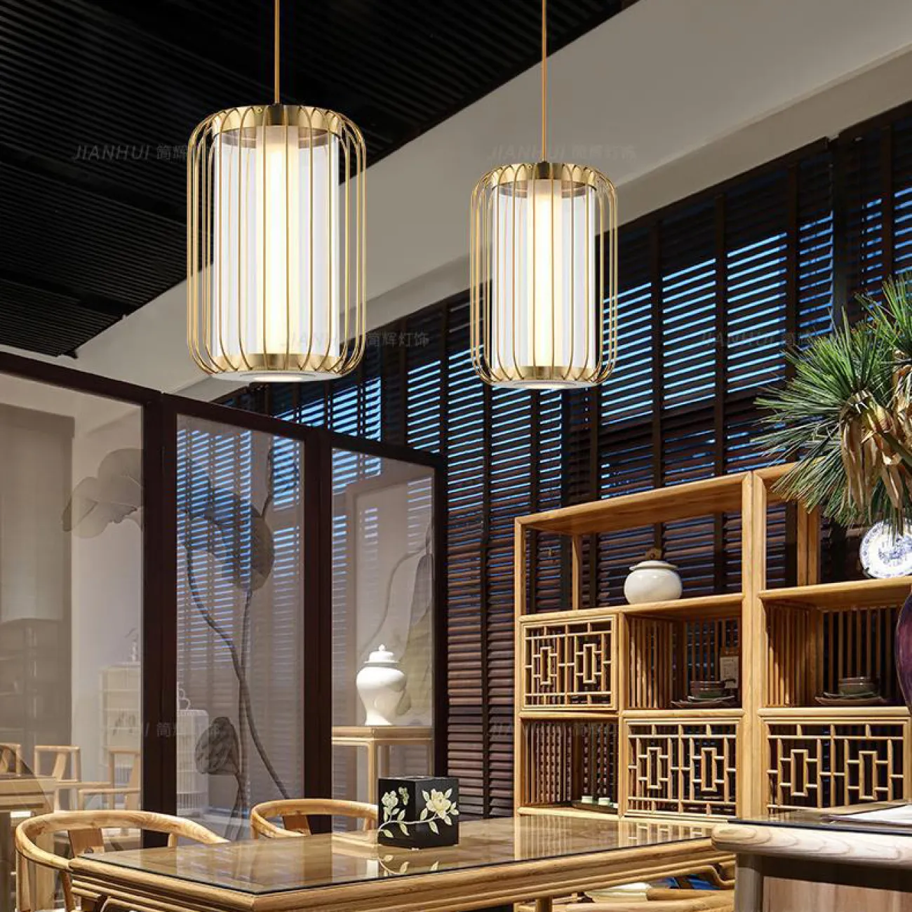 Подвесной светильник MIGHT D20 Brass от ImperiumLoft