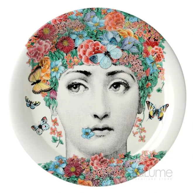 Декоративная тарелка Fornasetti 296 designed by Piero Fornasetti от LaLume