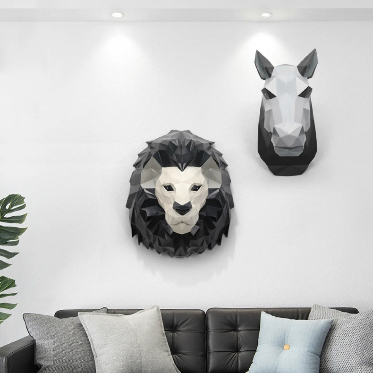 Дизайнерский настенный декор звери LaLume-KKK00232 Дизайнерский настенный декор звери LaLume-KKK00232