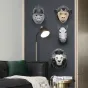 Дизайнерский настенный декор звери LaLume-KKK00232