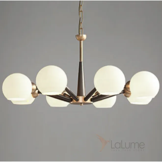 Люстра Thalia chandelier White glass