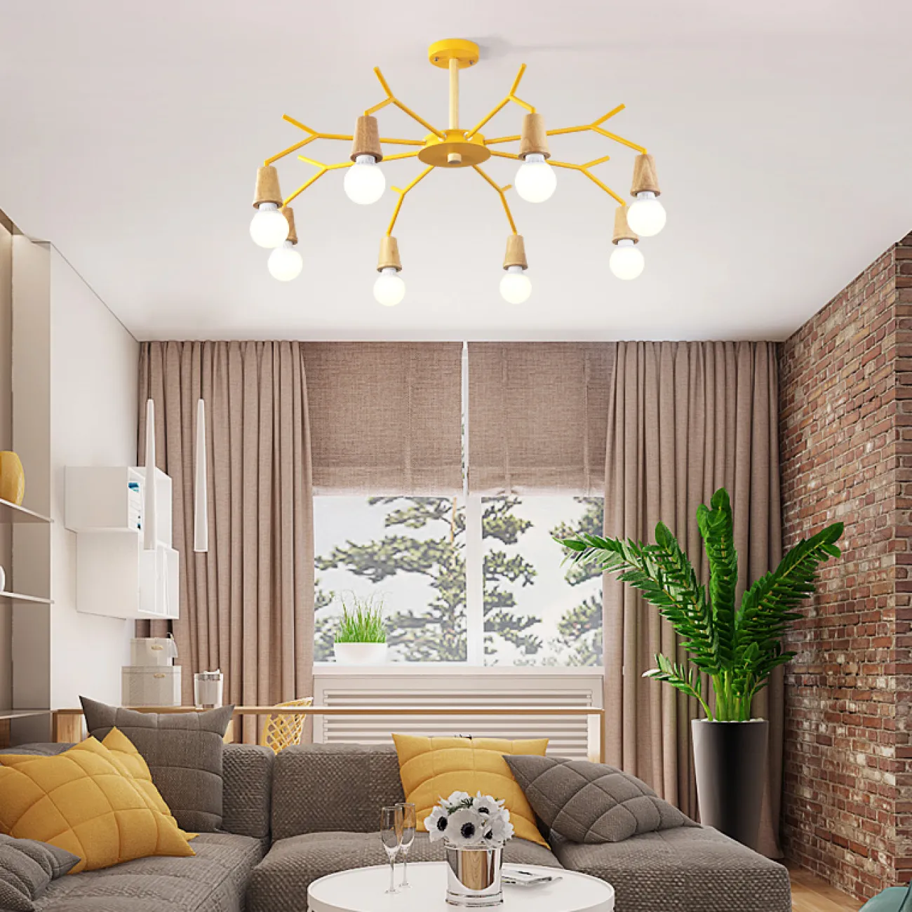 Потолочная люстра LES COLOR D72 Pink от ImperiumLoft