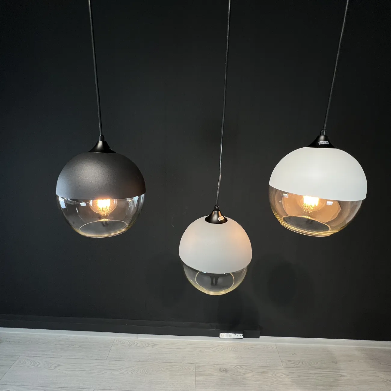 Подвесной светильник NORD C D20 Gray/Transparent от ImperiumLoft