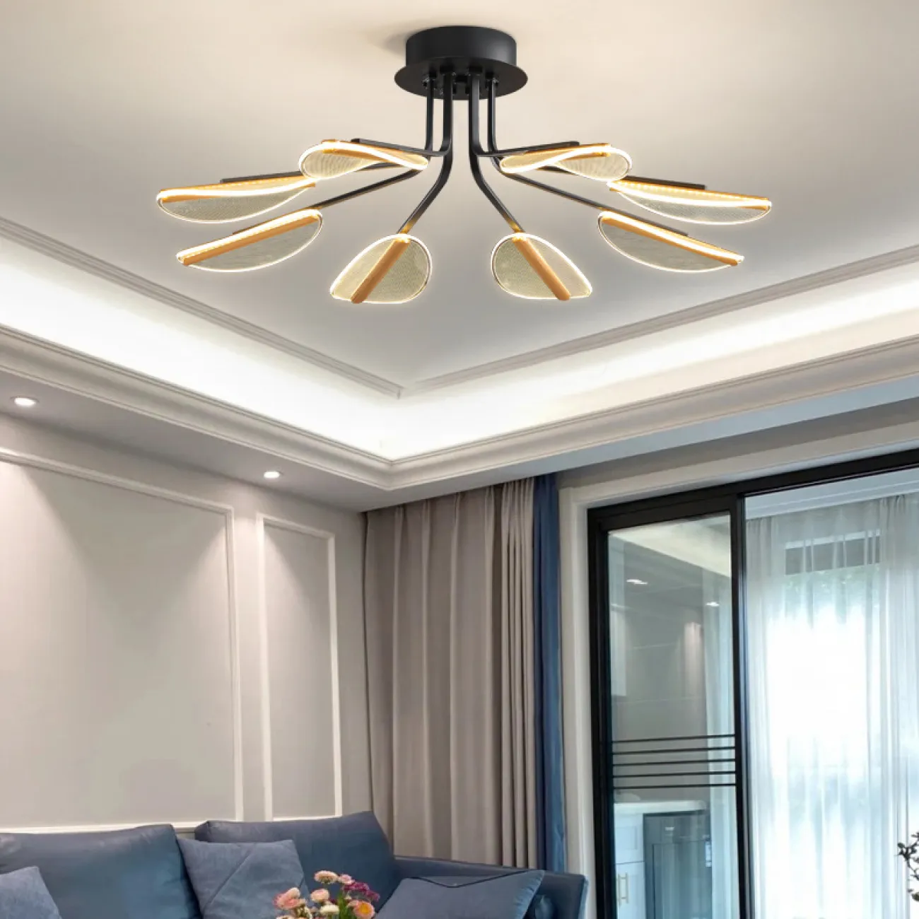 Потолочная люстра VISUAL L6 Brass от ImperiumLoft