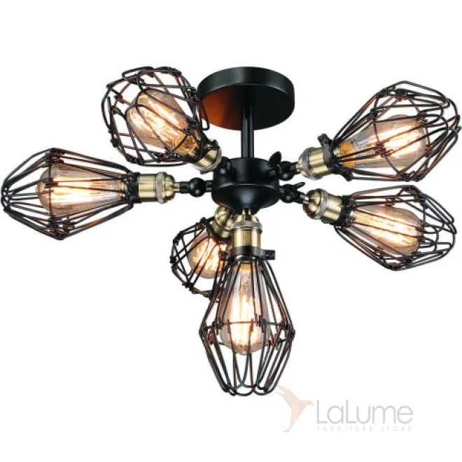 Потолочный светильник Loft Cage Top Pendant VI от LaLume