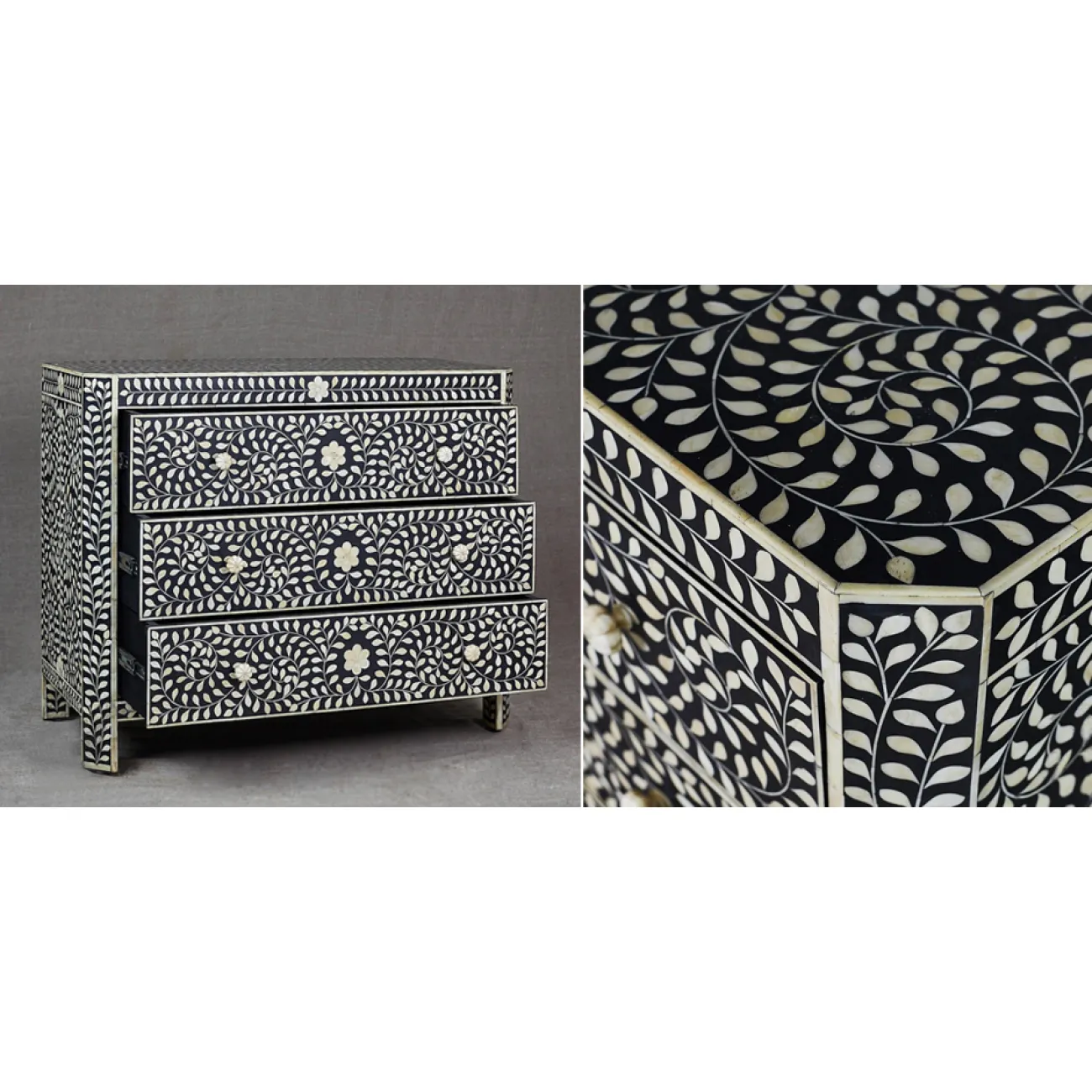 Комод Inlaid Bone Flowers от LaLume