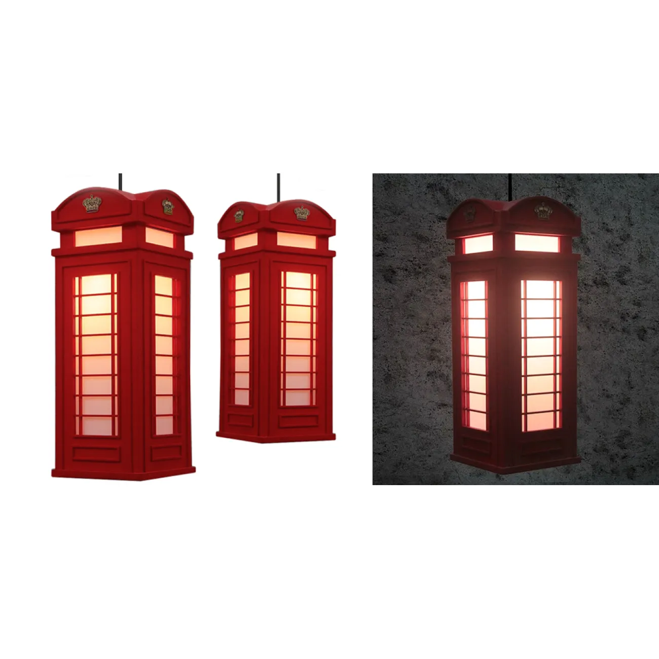 Подвесной светильник London Phone Booth Pendant от LaLume