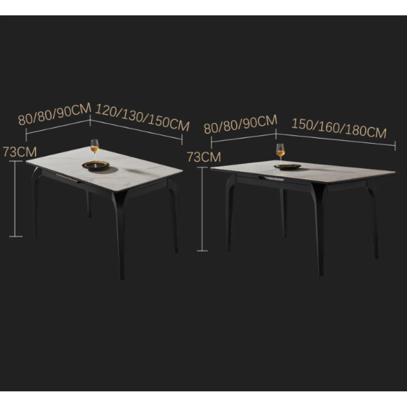 Дизайнерский обеденный стол LaLume-AZ00343 Дизайнерский обеденный стол LaLume-AZ00343