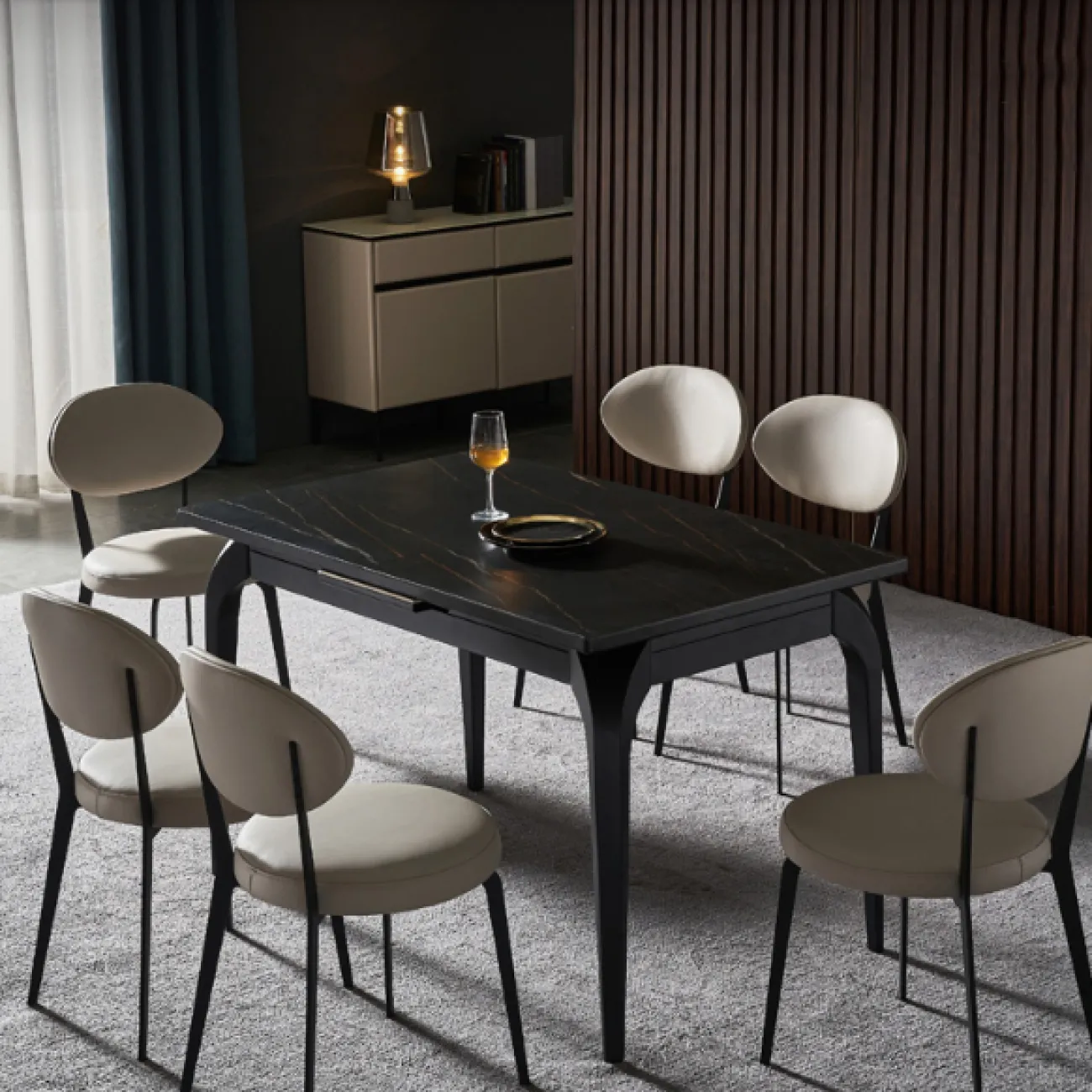 Дизайнерский обеденный стол LaLume-AZ00343 Дизайнерский обеденный стол LaLume-AZ00343