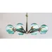 Люстра Thalia chandelier Blue glass