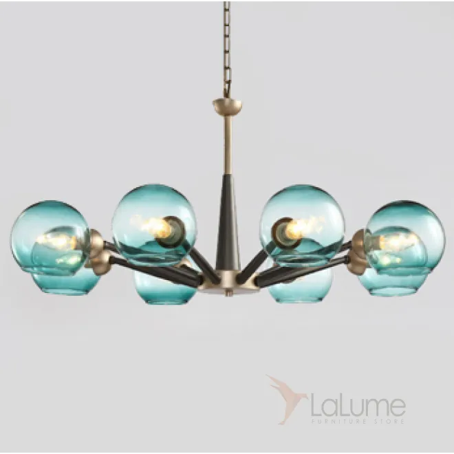 Люстра Thalia chandelier Blue glass от LaLume