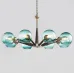 Люстра Thalia chandelier Blue glass