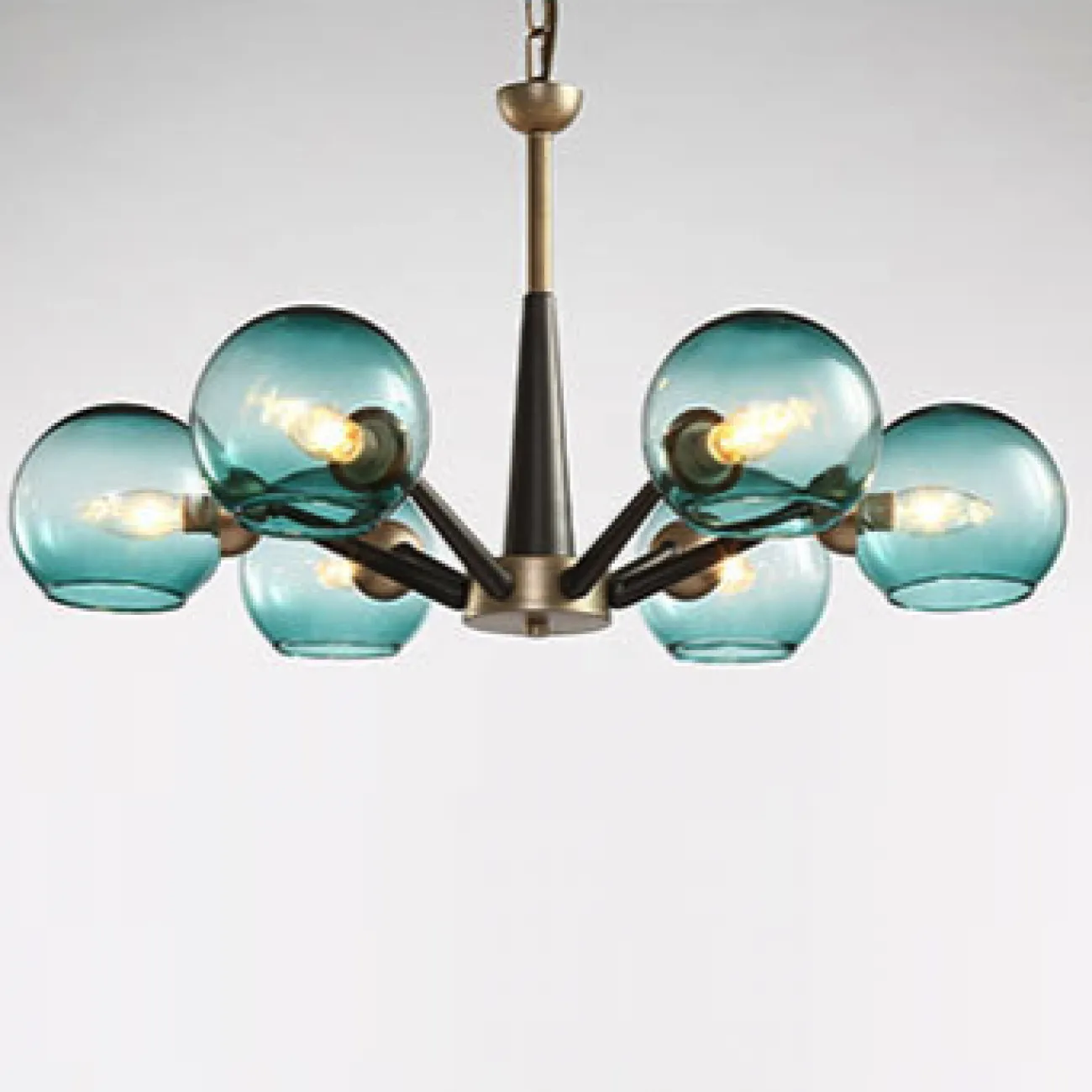 Люстра Thalia chandelier Blue glass от LaLume