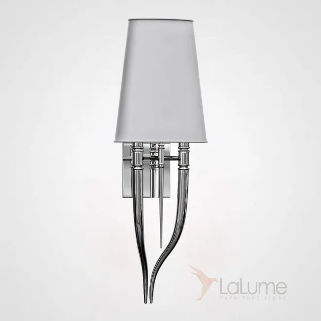 Настенный светильник Crystal Light Brunilde Ipe Cavalli H92 Silver/Gray от ImperiumLoft
