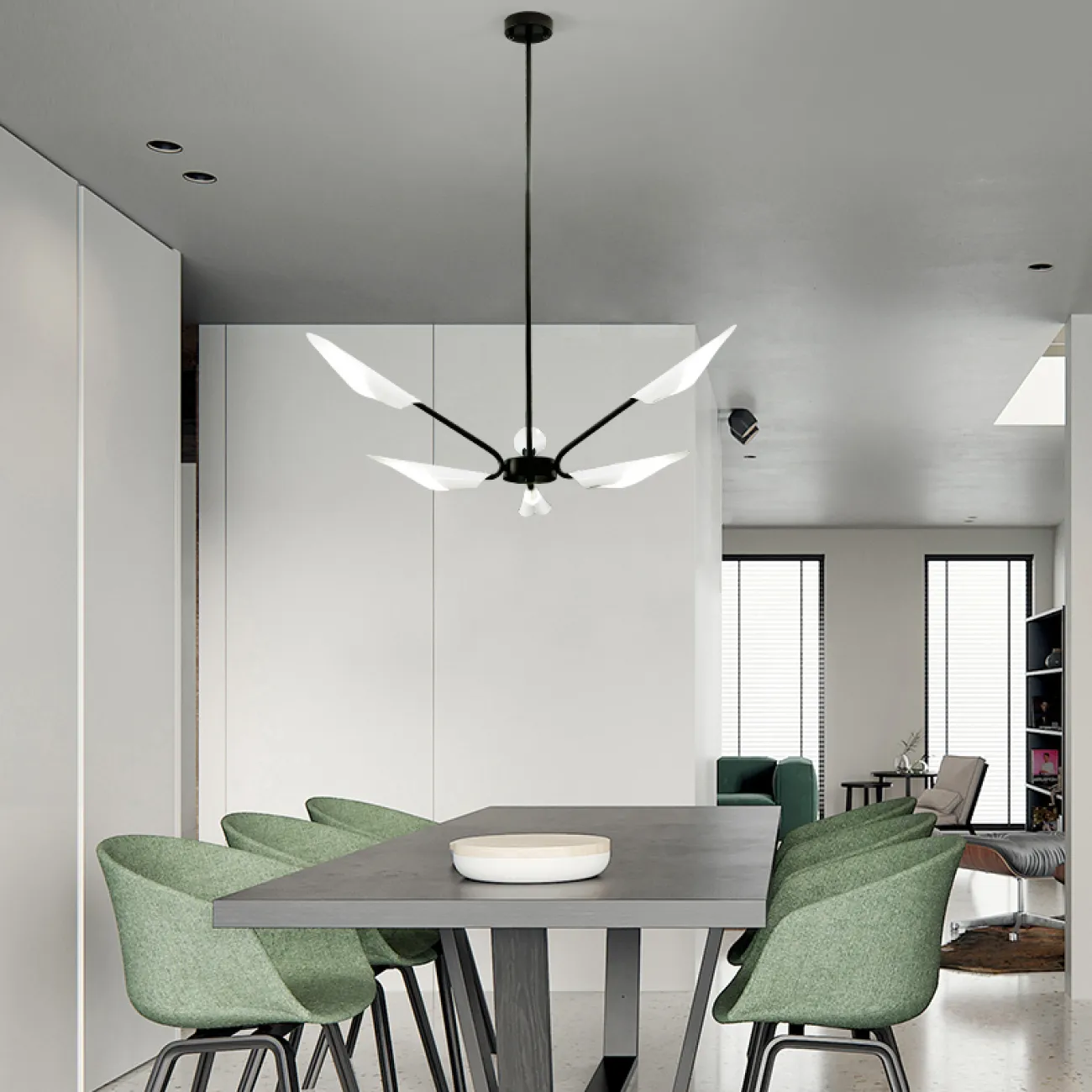 Люстра на штанге MOTHS D149 от ImperiumLoft