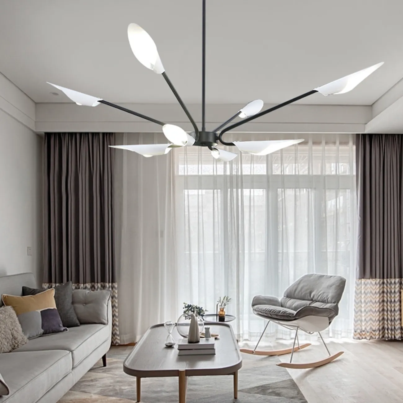 Люстра на штанге MOTHS D149 от ImperiumLoft