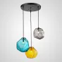 Подвесной светильник Color Ice Cube Pendant JEVIO 3 На диске от ImperiumLoft