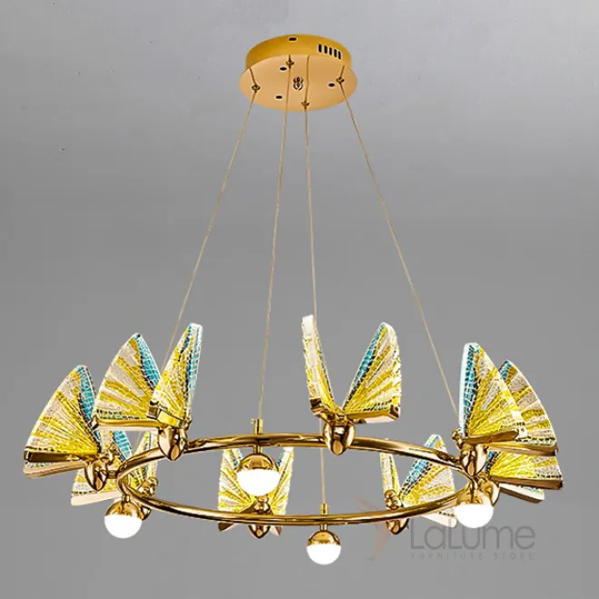 Подвесная люстра AMELIS LUX D83 Multicolor 4000К от ImperiumLoft