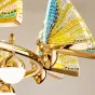 Подвесная люстра AMELIS LUX D83 Multicolor Трехцветный свет от ImperiumLoft