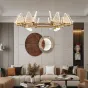 Подвесная люстра AMELIS LUX D83 Multicolor Трехцветный свет от ImperiumLoft