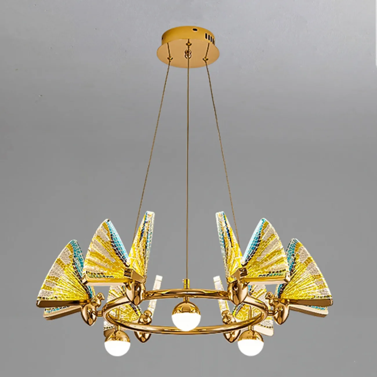 Подвесная люстра AMELIS LUX D83 Transparent 4000К от ImperiumLoft