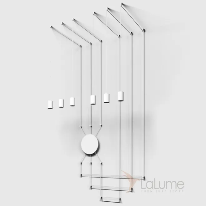 Подвес Wireflow FreeForm LED White 6 патрона designed by Jordi Vilardell