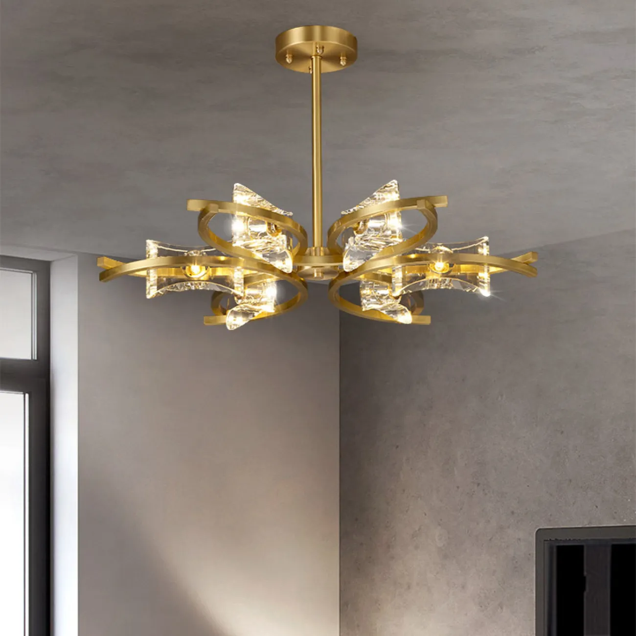 Потолочная люстра REMINA CH D62.5 от ImperiumLoft