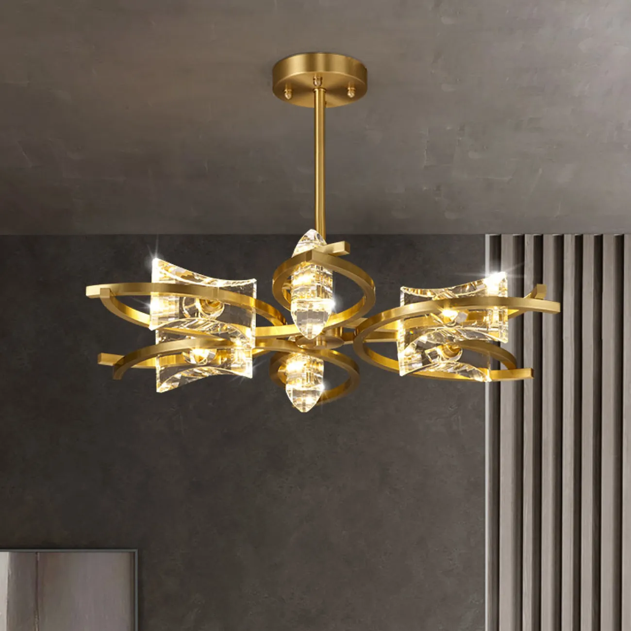 Потолочная люстра REMINA CH D62.5 от ImperiumLoft