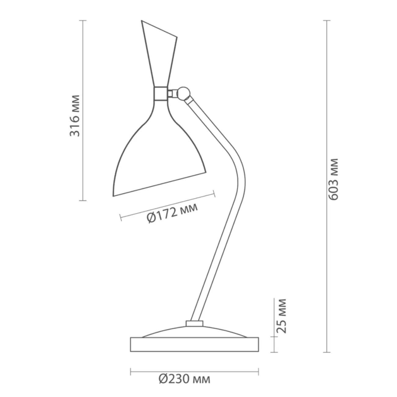 Настольная Лампа Duke black Настольная Лампа Duke black