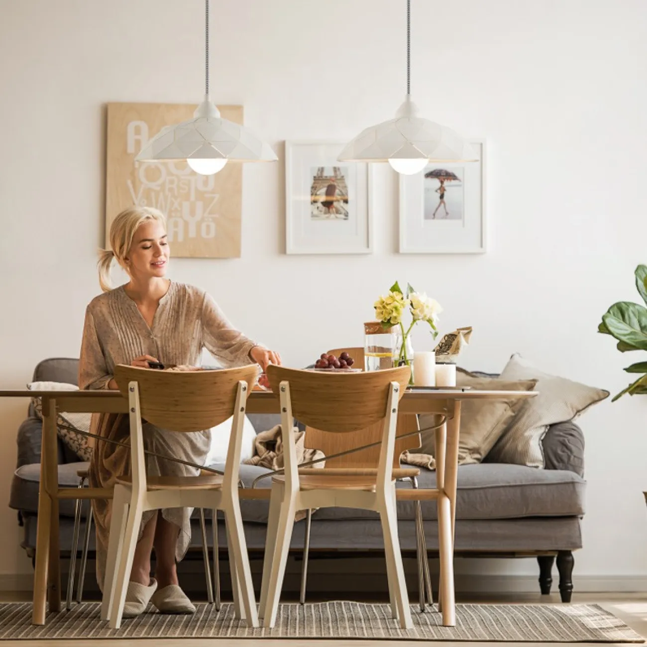 Подвесной светильник WWW Белый от ImperiumLoft