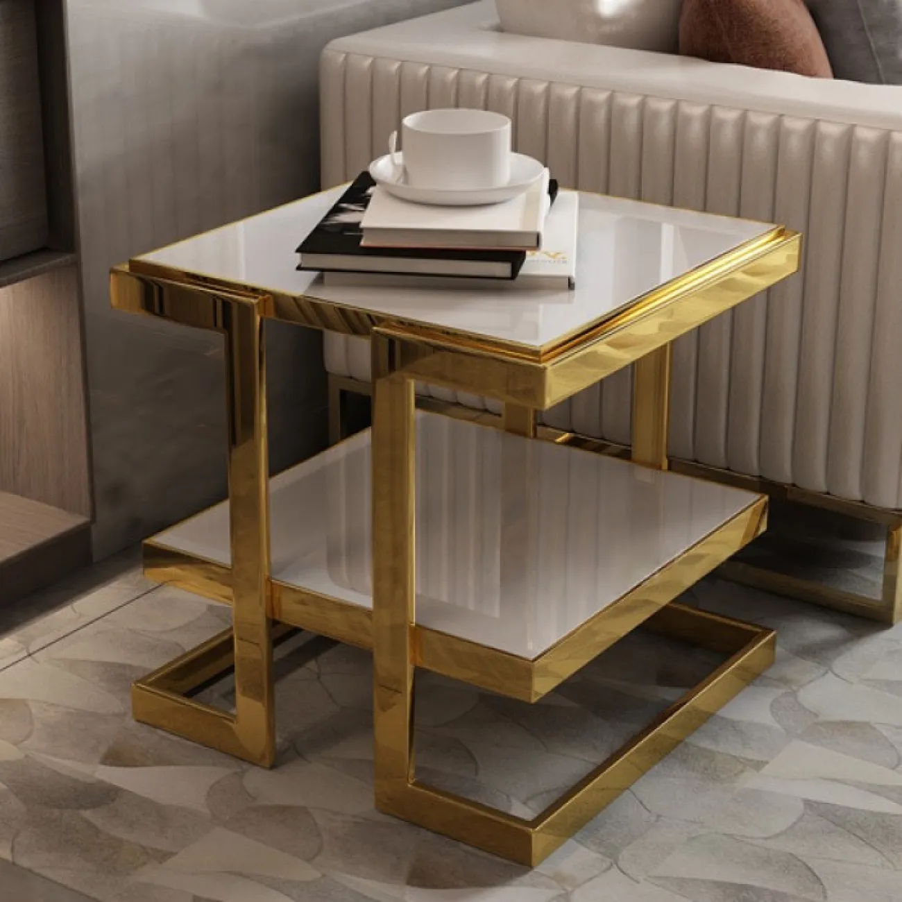 Дизайнерский журнальный столик LaLume-AP00227