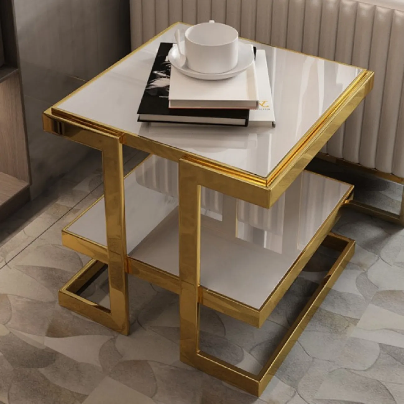 Дизайнерский журнальный столик LaLume-AP00227