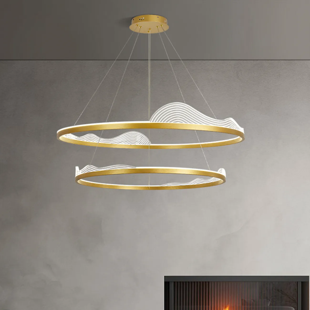 Подвесная люстра HANNA A B D60 D80 D100 3R от ImperiumLoft