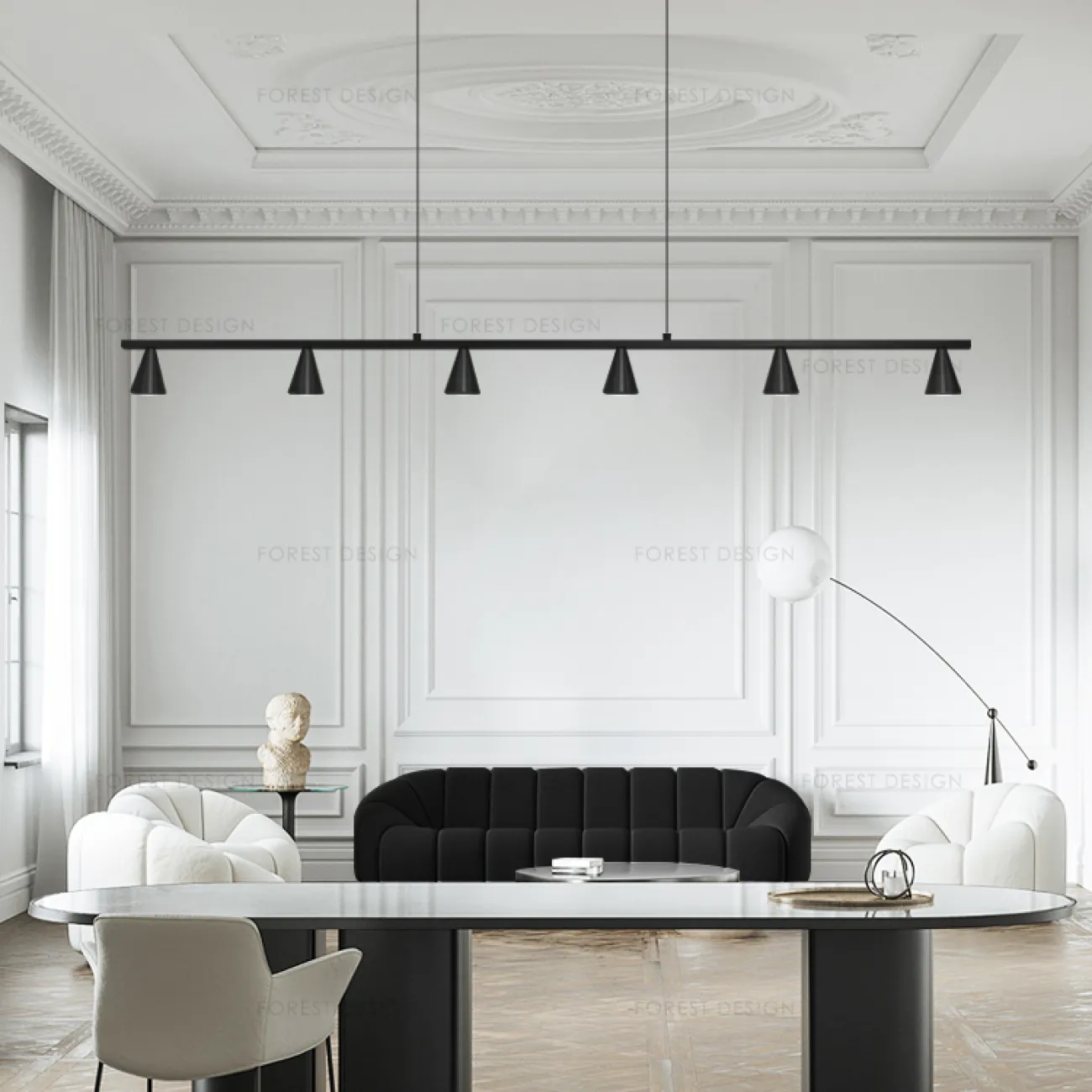 Подвесной светильник FARLAND LONG L140 от ImperiumLoft