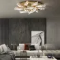 Потолочная люстра DELINA D68 Трехцветный свет от ImperiumLoft