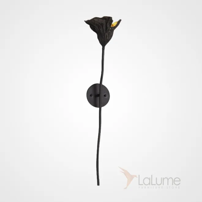 Серия настенных светильников с плафоном в виде высушенного цветка с внутренней отделкой под золото LILIAN WALL A Серия настенных светильников с плафоном в виде высушенного цветка с внутренней отделкой под золото LILIAN WALL A