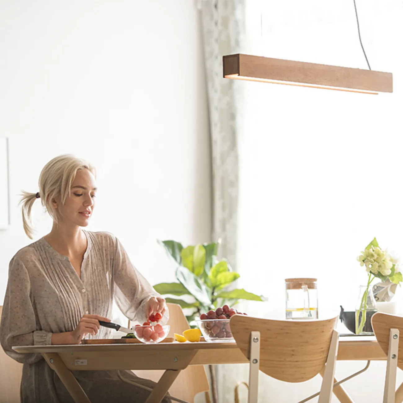 Подвесной реечный светильник RISTON от ImperiumLoft