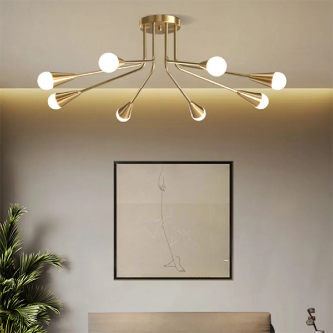 Потолочная люстра SINGLE L16 от ImperiumLoft Потолочная люстра SINGLE L16 от ImperiumLoft