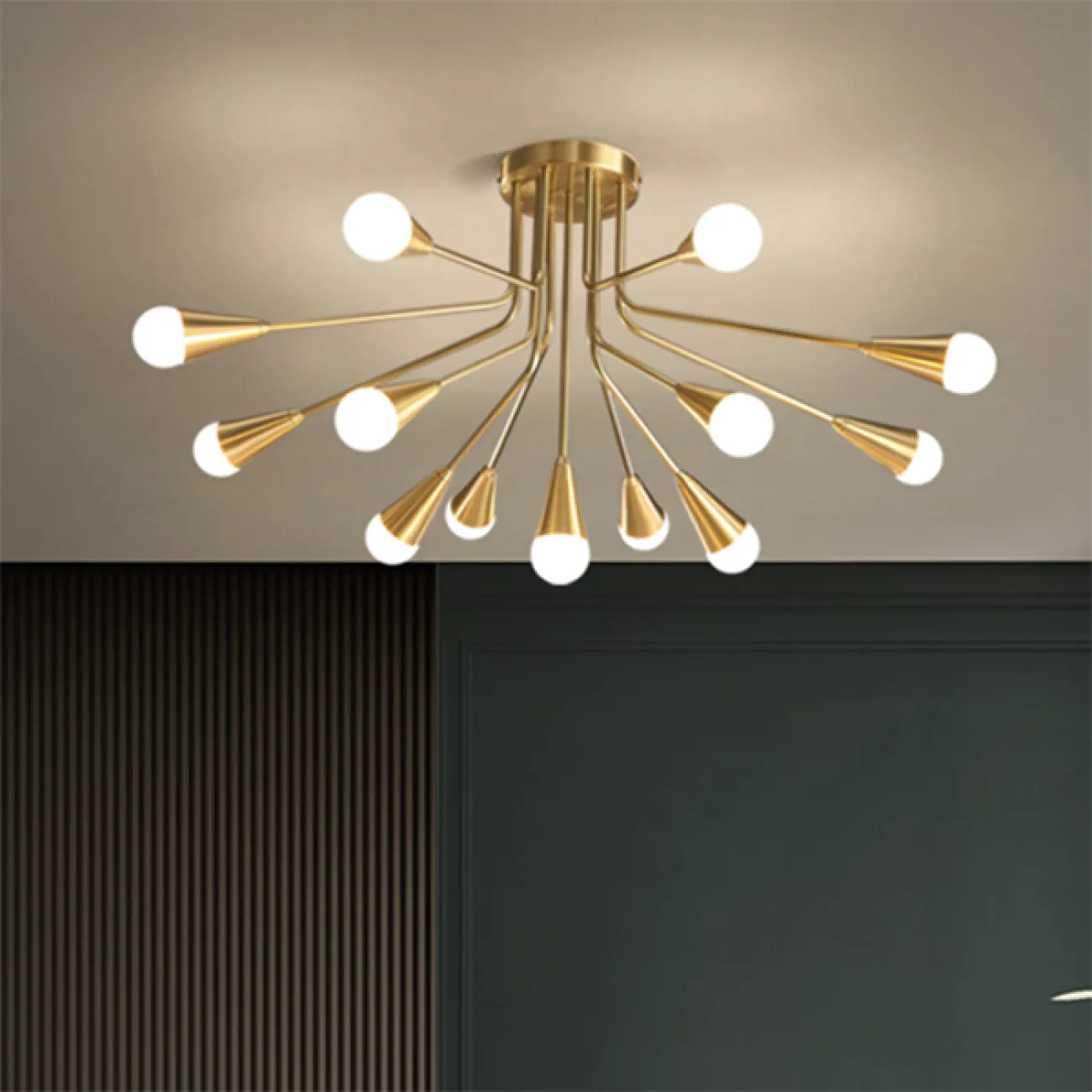 Потолочная люстра SINGLE L16 от ImperiumLoft Потолочная люстра SINGLE L16 от ImperiumLoft