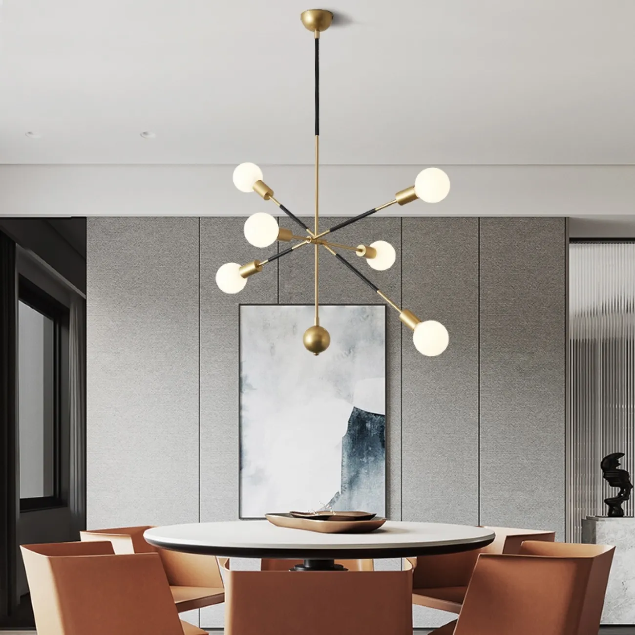 Люстра на штанге ZORA от ImperiumLoft