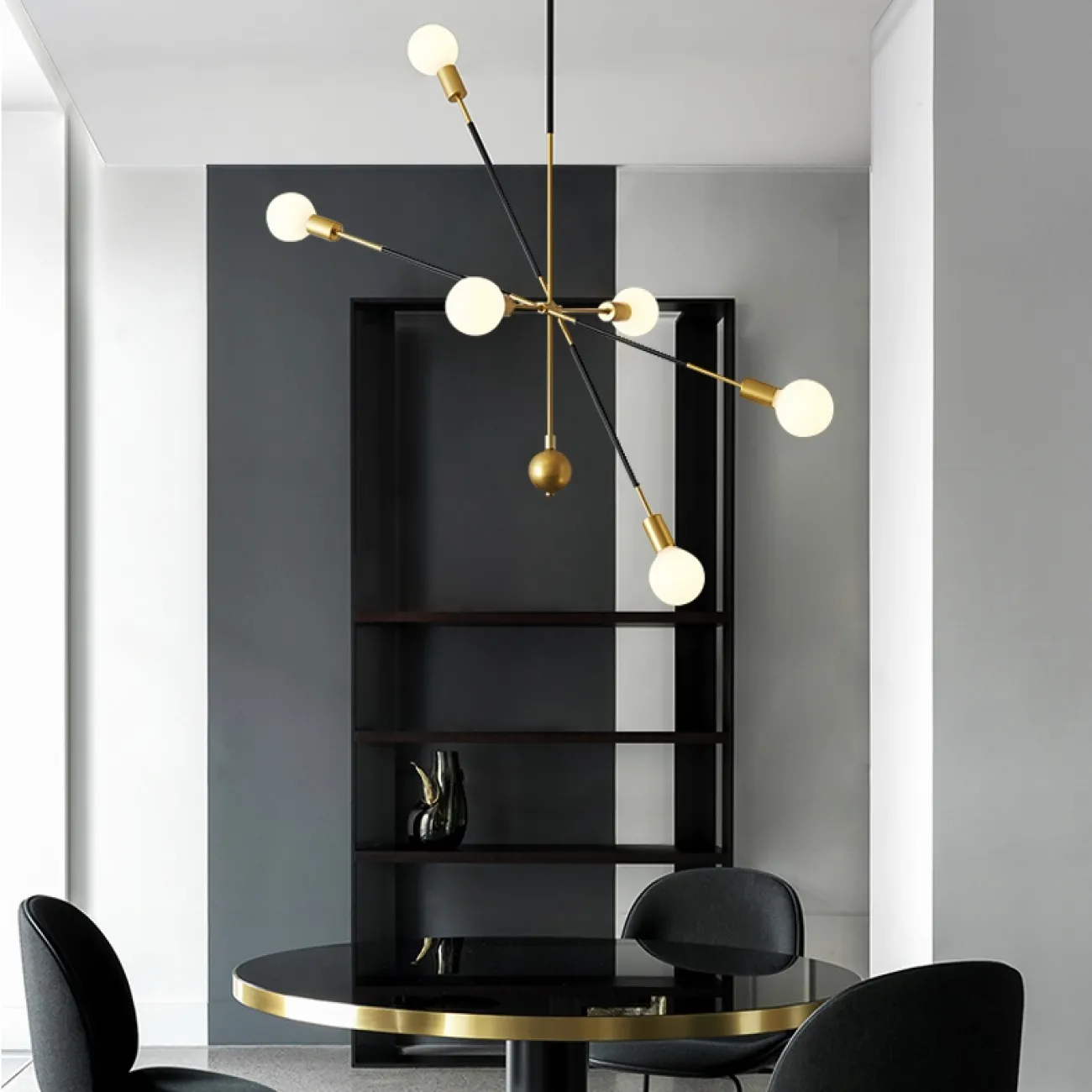 Люстра на штанге ZORA от ImperiumLoft