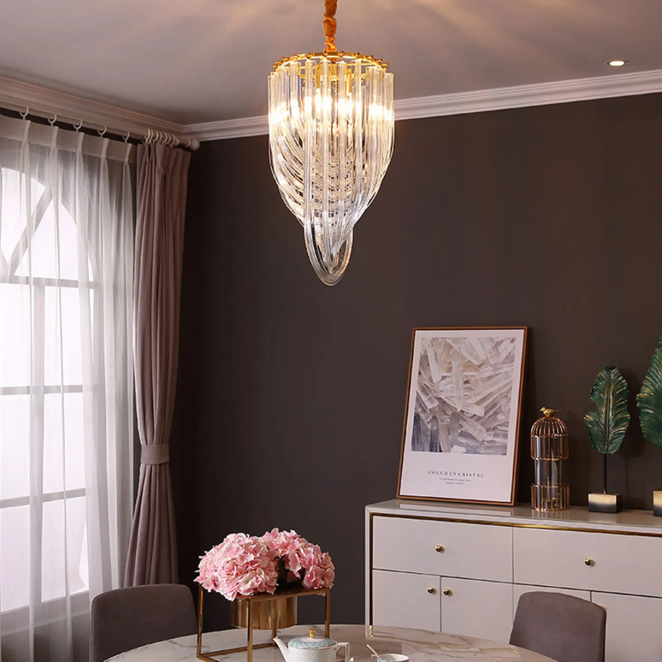 Подвесная люстра FLOW LIGHT D30 от ImperiumLoft