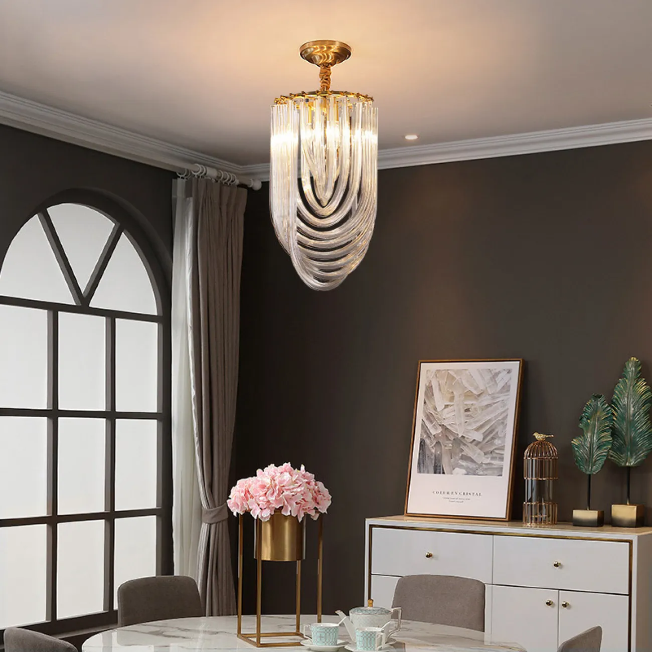 Подвесная люстра FLOW LIGHT D30 от ImperiumLoft