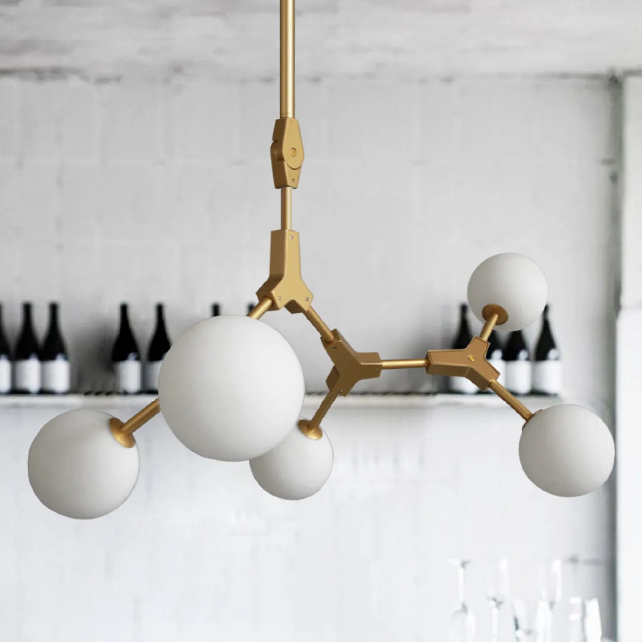 Люстра на штанге BEANSTALK от ImperiumLoft