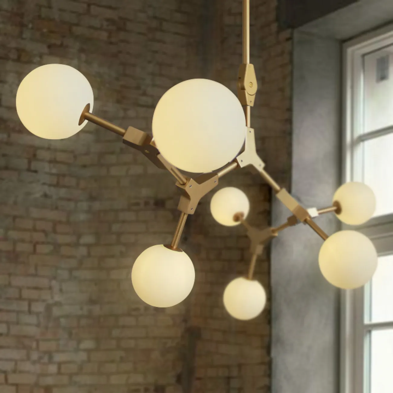 Люстра на штанге BEANSTALK от ImperiumLoft