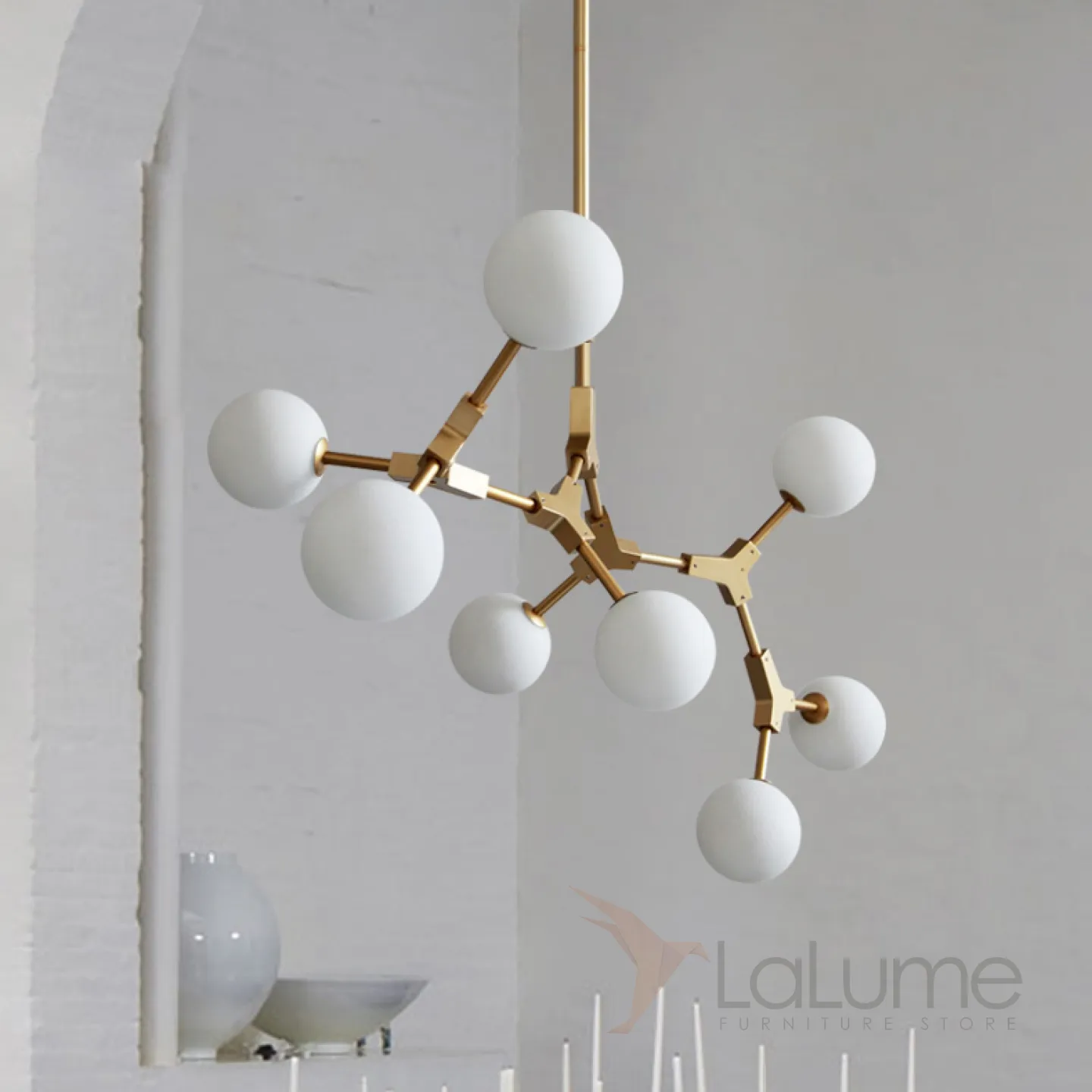 Eichholtz люстра Ceiling Lamp molecule