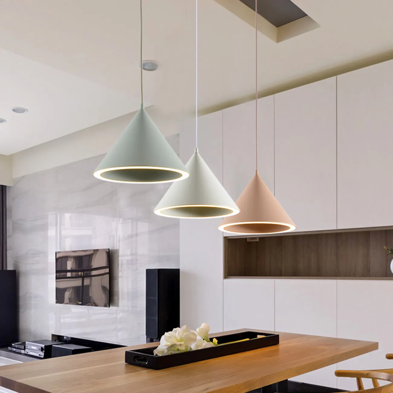 Подвесной светильник Woud Annular D25 White от ImperiumLoft